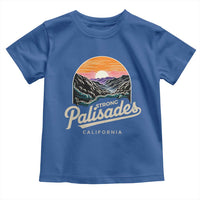 Palisades Strong Toddler T Shirt Support California LA Relief Vintage
