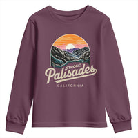 Palisades Strong Youth Sweatshirt Support California LA Relief Vintage