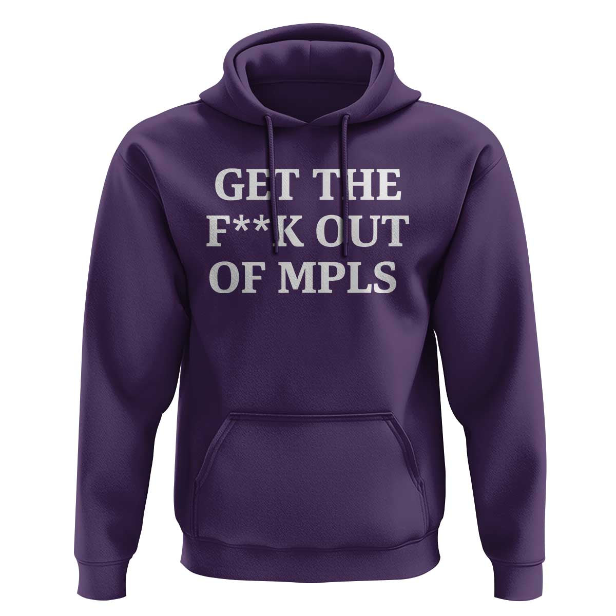 Get The F Out of Minneapolis Hoodie Bold Statement Outrage and Resistance Protest - Wonder Print Shop