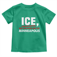 Ice Get The F Out of Minneapolis Toddler T Shirt Red and White Statement Justice and Resistance Protest - Wonder Print Shop