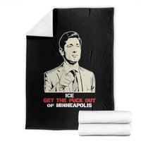 Get The F Out of Minneapolis Throw Blanket Mayor Jacob Saying Civil Resistance