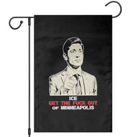 Get The F Out of Minneapolis Garden Flag Mayor Jacob Saying Civil Resistance