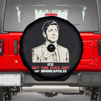 Get The F Out of Minneapolis Spare Tire Cover Mayor Jacob Saying Civil Resistance
