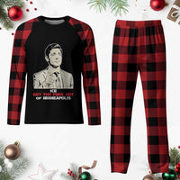 Get The F Out of Minneapolis Plaid Pajama Set Mayor Jacob Saying Civil Resistance