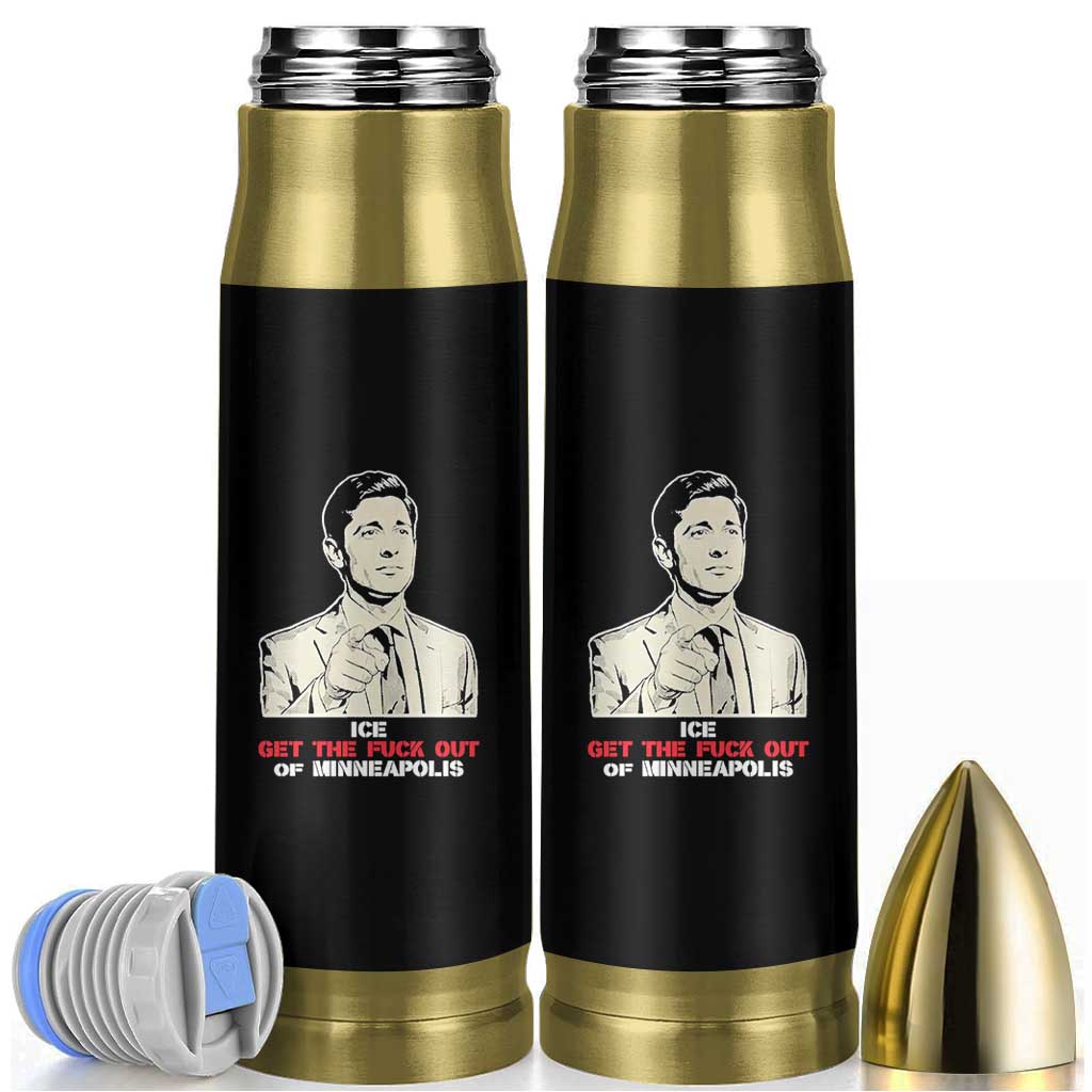 Get The F Out of Minneapolis Bullet Tumbler Mayor Jacob Saying Civil Resistance