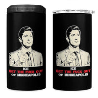 Get The F Out of Minneapolis 4 in 1 Can Cooler Tumbler Mayor Jacob Saying Civil Resistance