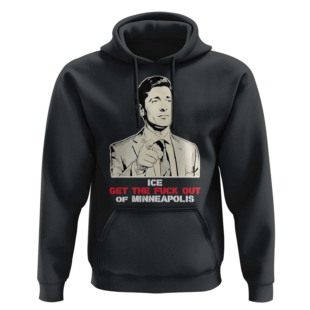 Get The F Out of Minneapolis Hoodie Mayor Jacob Saying Civil Resistance