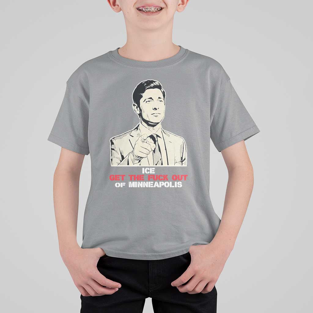 Get The F Out of Minneapolis T Shirt For Kid Mayor Jacob Saying Civil Resistance