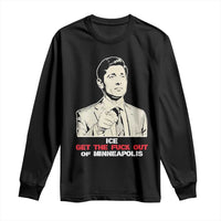 Get The F Out of Minneapolis Long Sleeve Shirt Mayor Jacob Saying Civil Resistance
