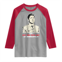 Get The F Out of Minneapolis Raglan Shirt Mayor Jacob Saying Civil Resistance