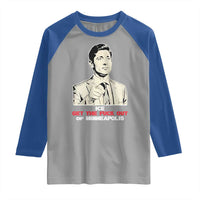 Get The F Out of Minneapolis Raglan Shirt Mayor Jacob Saying Civil Resistance