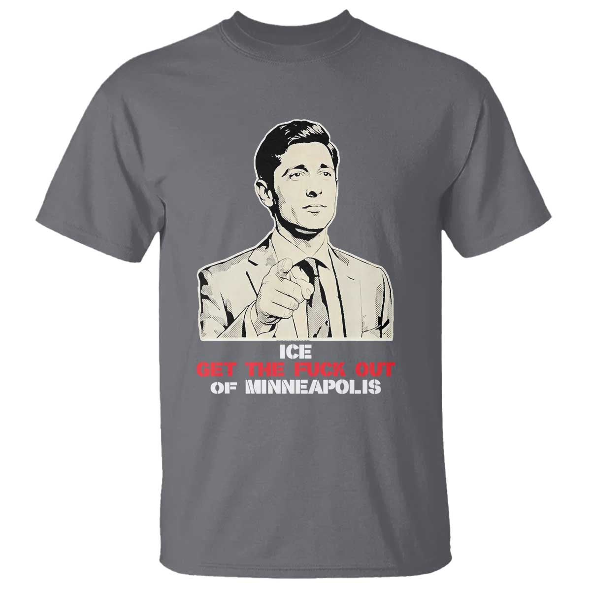 Get The F Out of Minneapolis T Shirt Mayor Jacob Saying Civil Resistance