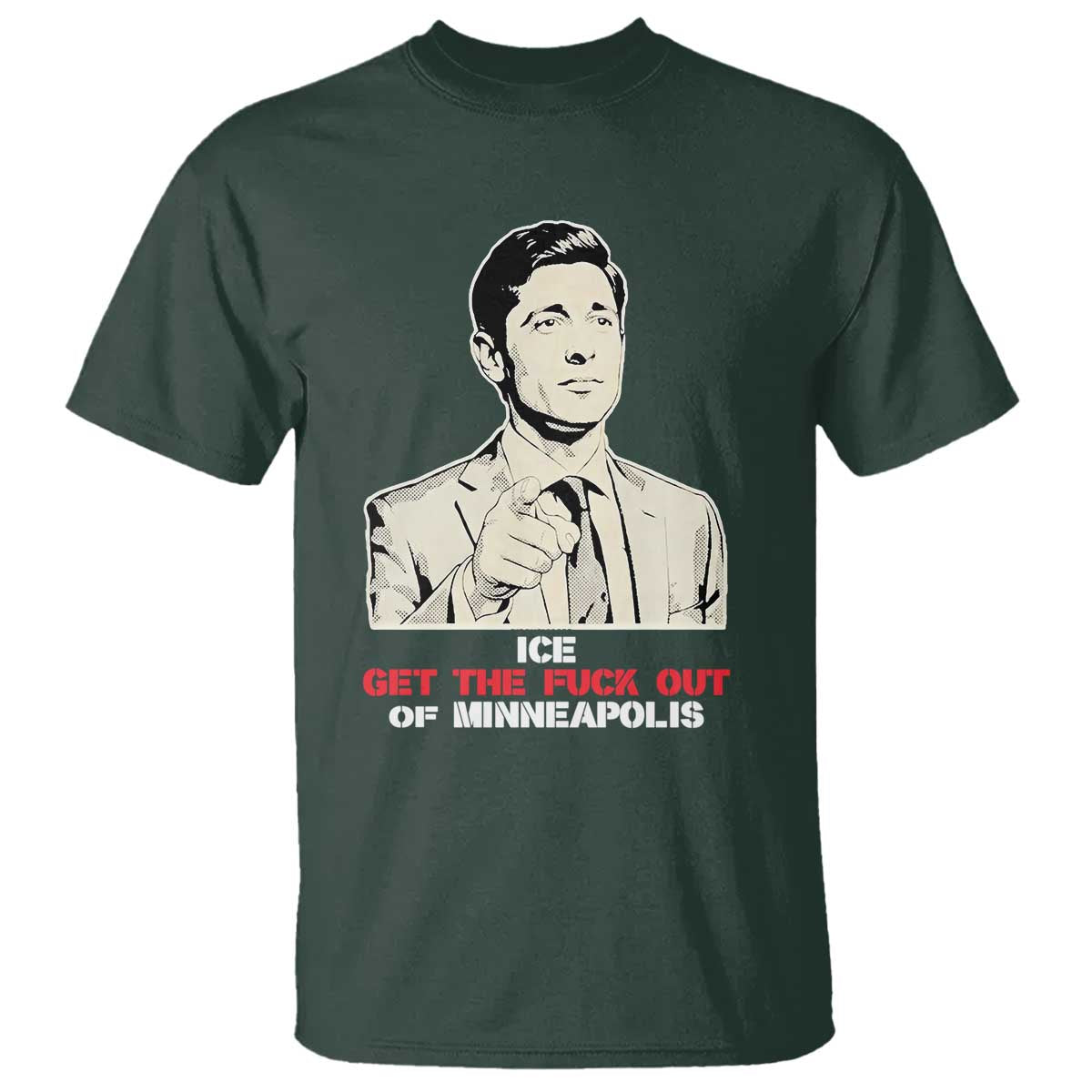 Get The F Out of Minneapolis T Shirt Mayor Jacob Saying Civil Resistance