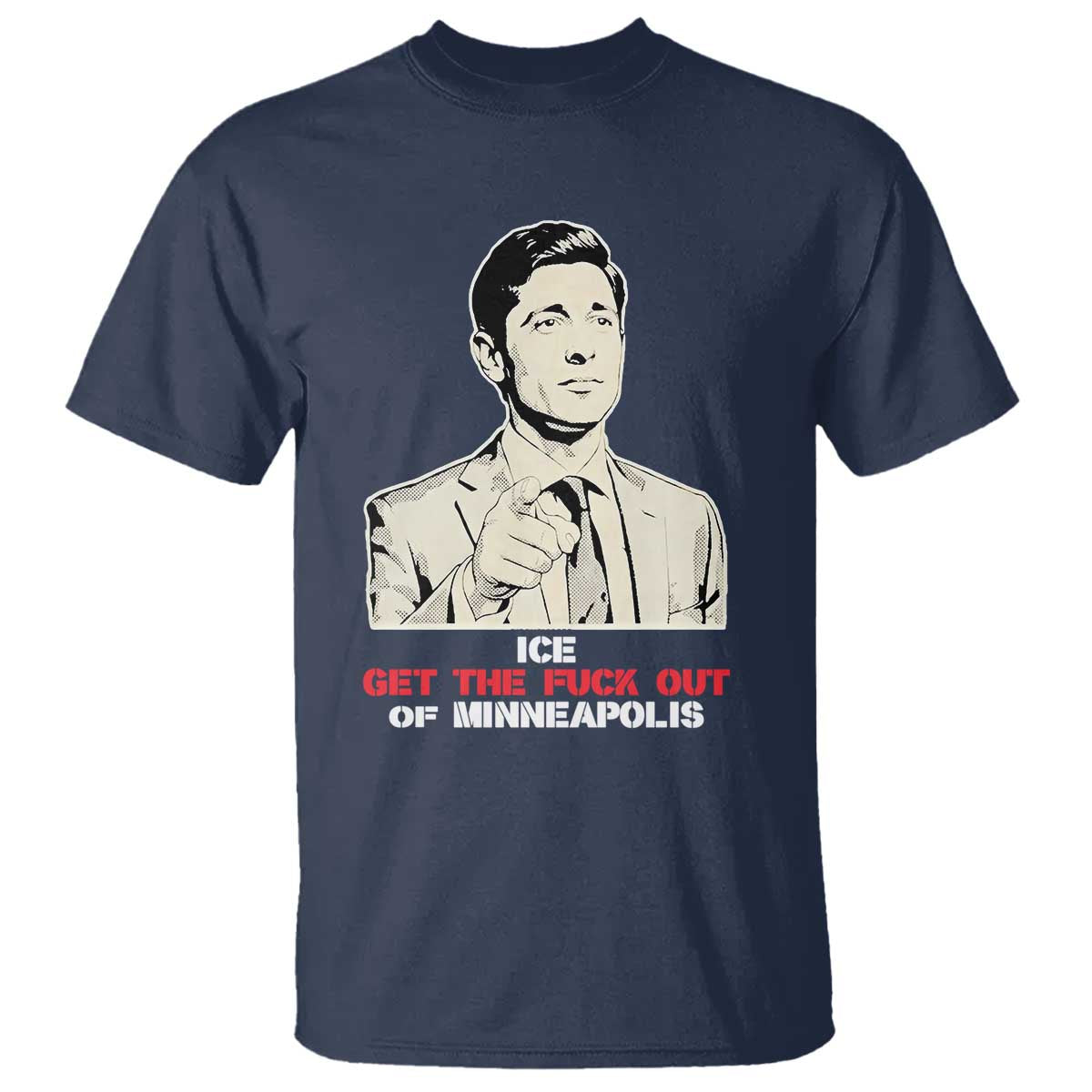 Get The F Out of Minneapolis T Shirt Mayor Jacob Saying Civil Resistance