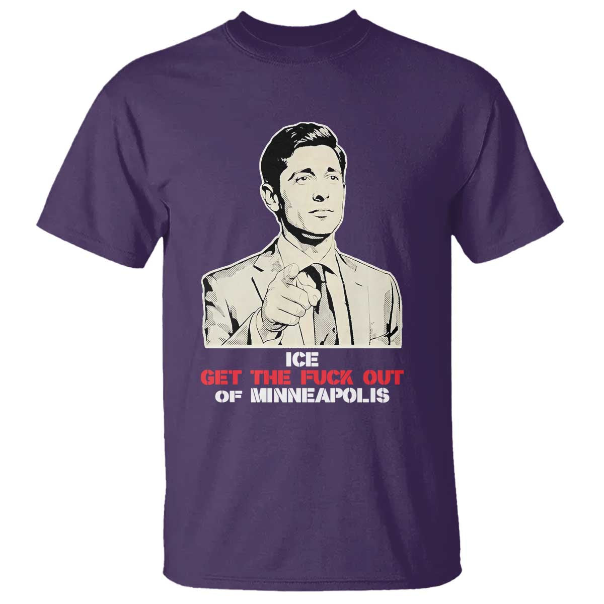 Get The F Out of Minneapolis T Shirt Mayor Jacob Saying Civil Resistance