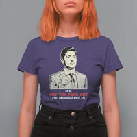 Get The F Out of Minneapolis T Shirt For Women Mayor Jacob Saying Civil Resistance