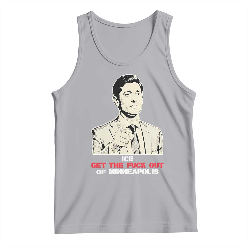 Get The F Out of Minneapolis Tank Top Mayor Jacob Saying Civil Resistance
