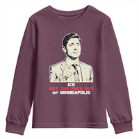Get The F Out of Minneapolis Youth Sweatshirt Mayor Jacob Saying Civil Resistance