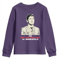 Get The F Out of Minneapolis Youth Sweatshirt Mayor Jacob Saying Civil Resistance