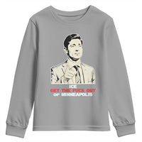 Get The F Out of Minneapolis Youth Sweatshirt Mayor Jacob Saying Civil Resistance