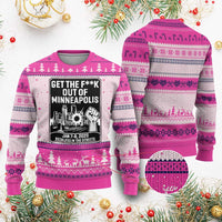 Get The F Out of Minneapolis Ugly Christmas Sweater January 8 2026 Reckless in the Streets Protest
