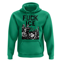 F Ice Riot Protest Graphic Hoodie Political Resistance Against Ice Violence