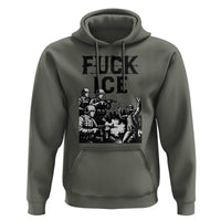 F Ice Riot Protest Graphic Hoodie Political Resistance Against Ice Violence