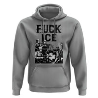 F Ice Riot Protest Graphic Hoodie Political Resistance Against Ice Violence