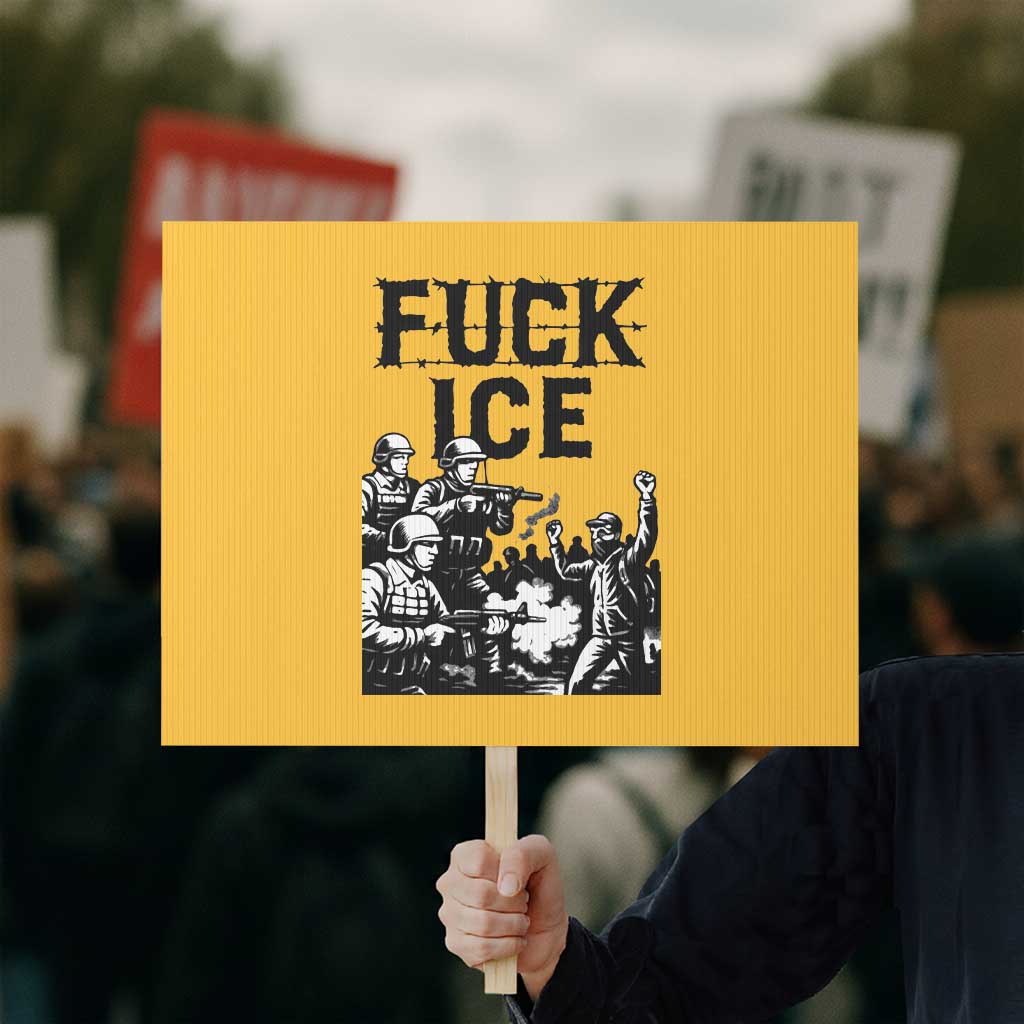 F Ice Riot Protest Graphic Protest Sign Political Resistance Against Ice Violence