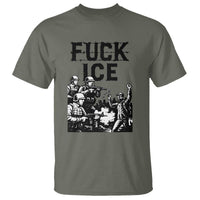 F Ice Riot Protest Graphic T Shirt Political Resistance Against Ice Violence