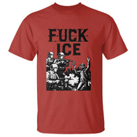 F Ice Riot Protest Graphic T Shirt Political Resistance Against Ice Violence