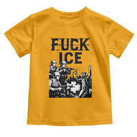 F Ice Riot Protest Graphic Toddler T Shirt Political Resistance Against Ice Violence