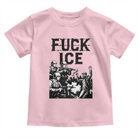 F Ice Riot Protest Graphic Toddler T Shirt Political Resistance Against Ice Violence