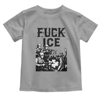 F Ice Riot Protest Graphic Toddler T Shirt Political Resistance Against Ice Violence