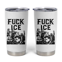 F Ice Riot Protest Graphic Tumbler Cup Political Resistance Against Ice Violence
