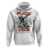 Crush Ice Protest Graphic Hoodie Sledgehammer Smash Against Ice Political Resistance