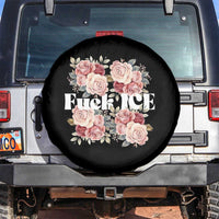 Floral Protest Against Ice Spare Tire Cover Justice and Freedom Political Resistance