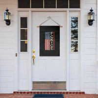 F Ice Retro Distressed American Flag Garden Flag Patriotic Against Ice Justice Protest Resistance