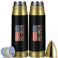 F Ice Retro Distressed American Flag Bullet Tumbler Patriotic Against Ice Justice Protest Resistance