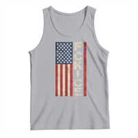 F Ice Retro Distressed American Flag Tank Top Patriotic Against Ice Justice Protest Resistance