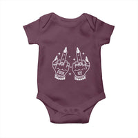 Middle Finger F Ice Baby Onesie Against Ice Violence Outspoken Resistance