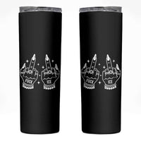 Middle Finger F Ice Skinny Tumbler Against Ice Violence Outspoken Resistance
