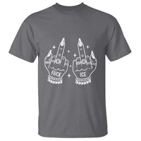 Middle Finger F Ice T Shirt Against Ice Violence Outspoken Resistance