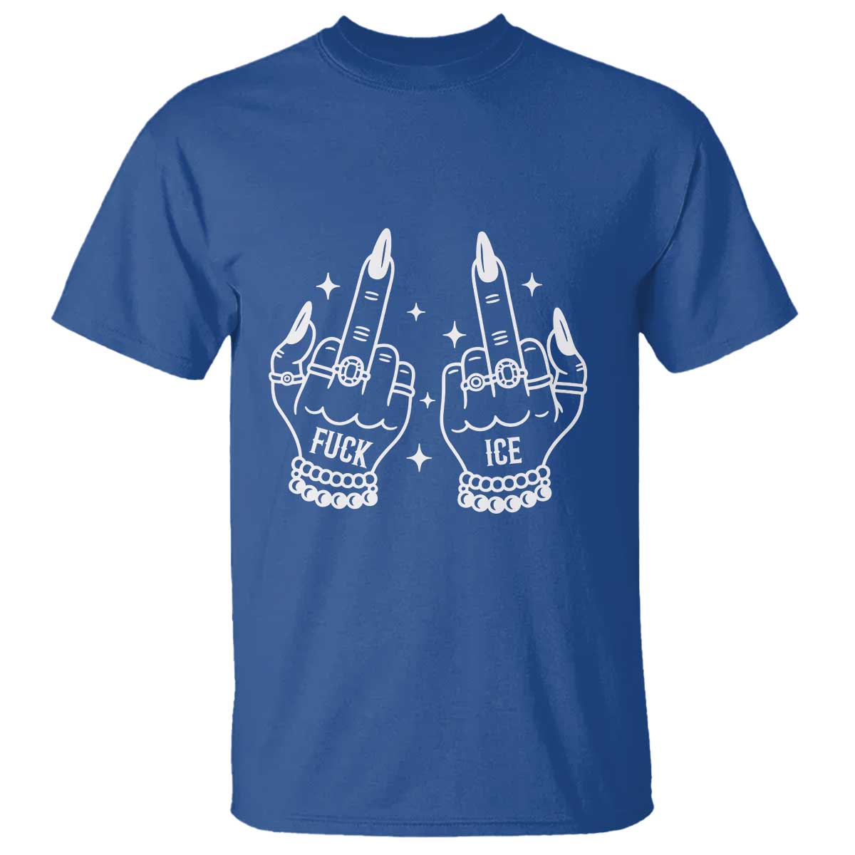 Middle Finger F Ice T Shirt Against Ice Violence Outspoken Resistance