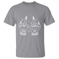Middle Finger F Ice T Shirt Against Ice Violence Outspoken Resistance