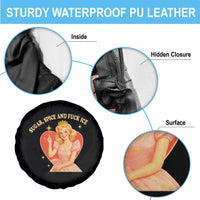 Sugar Spice and F Ice Retro Fairy Spare Tire Cover Feminist Against Ice Protest Political Resistance