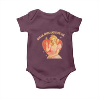 Sugar Spice and F Ice Retro Fairy Baby Onesie Feminist Against Ice Protest Political Resistance