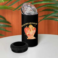 Sugar Spice and F Ice Retro Fairy 4 in 1 Can Cooler Tumbler Feminist Against Ice Protest Political Resistance