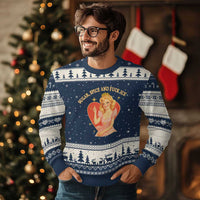 Sugar Spice and F Ice Retro Fairy Ugly Christmas Sweater Feminist Against Ice Protest Political Resistance
