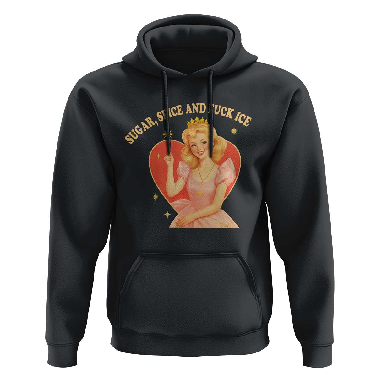 Sugar Spice and F Ice Retro Fairy Hoodie Feminist Against Ice Protest Political Resistance
